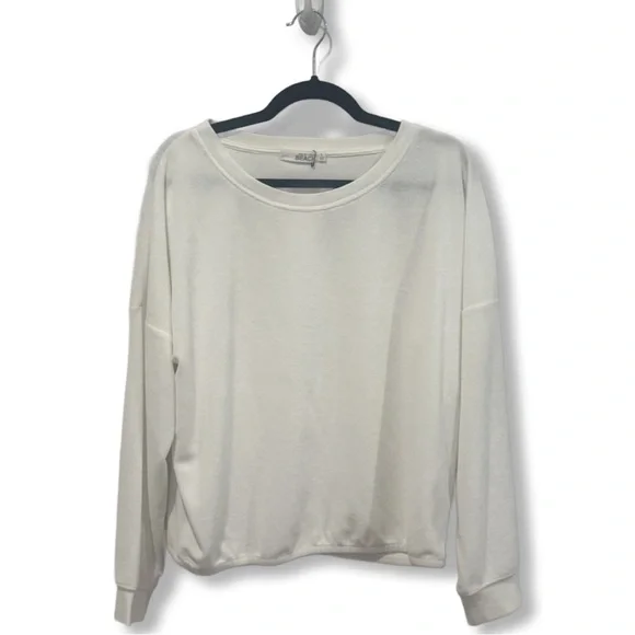 BAREFOOT DREAMS CozyTerry Dolman Pullover- New No Tag - Picture 1 of 5